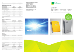 Flyer BayWA LG Chem Produkteinführung RESU6.4 EX