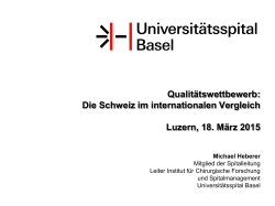 Michael Heberer, Mitglied der Spitalleitung, Universitätsspital Basel