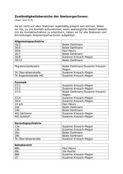 Zuständikeiten  - LVR