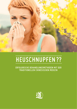 HEUSCHNUPFEN?? - Heilpraktiker Waldkirch Robert Oesterle