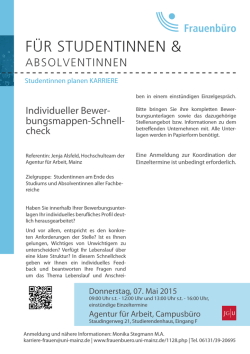 Individueller Bewer- bungsmappen-Schnell