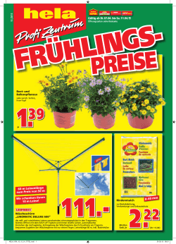 G&uuml;ltig ab Di. 07.04. bis Sa. 11.04.15 0