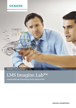 LMS Imagine.Lab™ - Siemens PLM Software