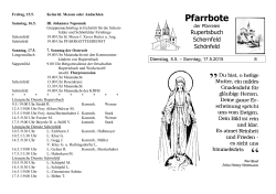 05.05.2015 - Pfarrei Schernfeld