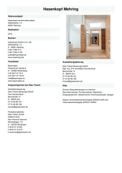 Hasenkopf Mehring - Glas Tr&ouml;sch Beratungs-GmbH