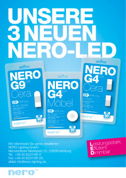nErO G4 nErO G9 nErO G4 - Nero International GmbH