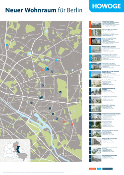 HOWOGE-Neubauprojekte A0-Plakat mit Visualisierung als PDF