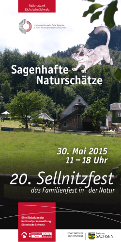 Flyer Sellnitzfest 2015 - Nationalpark Sächsische Schweiz