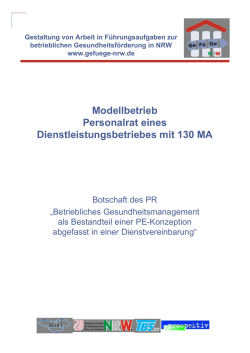 Betriebliches Gesundheitsmanagement