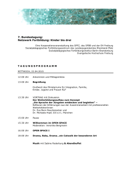 - Netzwerk Fortbildung: Kinder bis drei