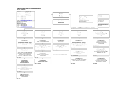 Organisationsplan des Thüringer Rechnungshofs