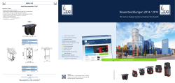 Neuentwicklungen 2014 / 2015
