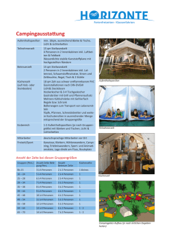 Info Campausstattung zum