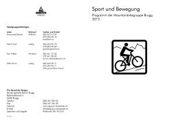 Mountainbikegruppe Brugg 2015