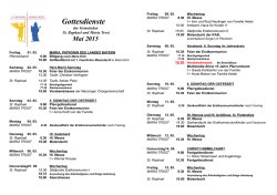 Gottesdienste