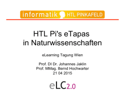 PI´s eTapas