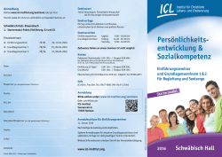 ICL Seminare f&uuml;r Begleitung und Seelsorge