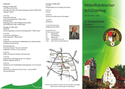 Infoflyer &uuml;ber den MSB Tag