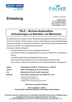 Einladung - Elektro-Online
