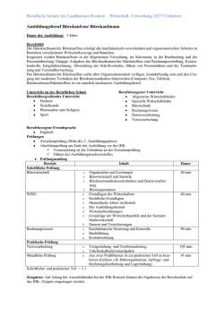 Bürokaufmann / Bürokauffrau