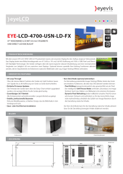 Datenblatt EYE-LCD-4700-USN-LD-FX
