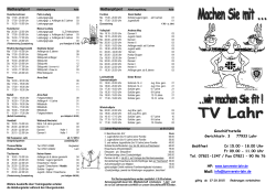 Sportangebot des TV als PDF