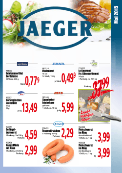 kg 3,99 kg 3,99 - August Jaeger Nachf. GmbH & Co. KG