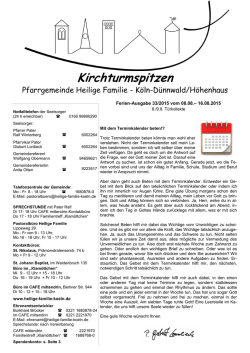Kirchturmspitzen