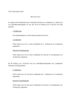 Änderungsbeschluss 3 - Landgericht Neuruppin