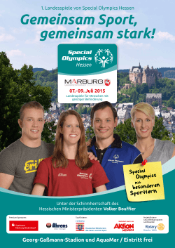 Hessenspiele Special Olympics