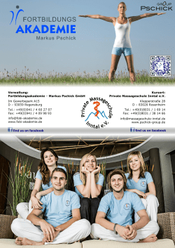 INHOUSE – SEMINARE in Ihrer Praxis oder Klinik möglich