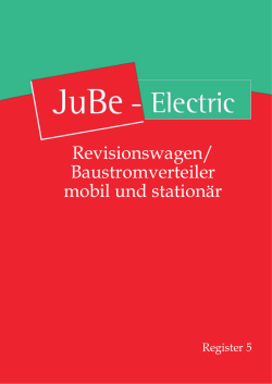 5 Register - Jube Electric GmbH