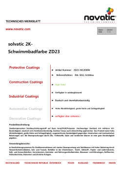 solvatic 2K- Schwimmbadfarbe ZD23 Protective