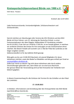 Info`s hier klicken - KSSV
