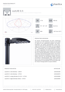 outLED 0.5 - 17 Watt - smartlux Lichtsteuerung GmbH