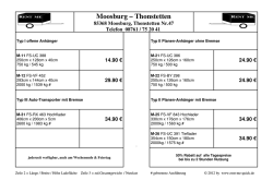 Gesamtpreisliste mit Maßen und Gewichten - rent-me