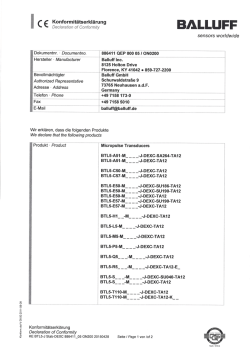 Page 1 Page 2 Konform.th V 09.00 2011—0809 l C