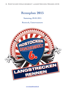 Rennplan Langstrecke 2015 - Kanufreunde Rostocker Greif e.V.