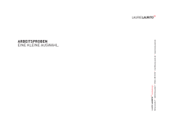 eine kleine Auswahl meiner Arbeitsproben als PDF