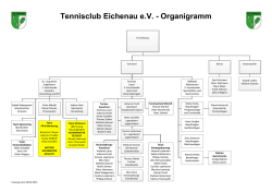 Tennisclub Eichenau e.V. - Organigramm