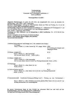 Hausturnier RuFV Eichengrund Lentföhrden[...]