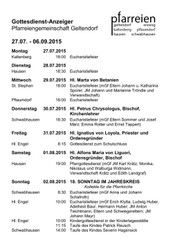 Gottesdienstanzeiger herunterladen.