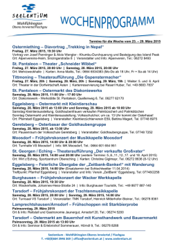 Ostermiething – Diavortrag „Trekking in Nepal“ St. Pantaleon