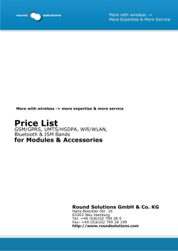 Modules & Accessories Price list