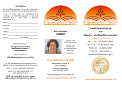 Folder Ausbildung Herbst 2015
