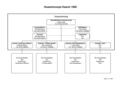 Organigramm zur Corpsf&uuml;hrung
