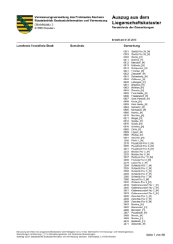 Verzeichnis als PDF - Geobasisinformation und Vermessung