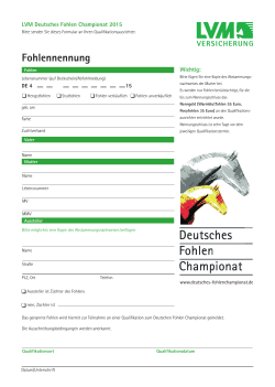 Fohlennennung 2015 - Brandenburgisches Haupt