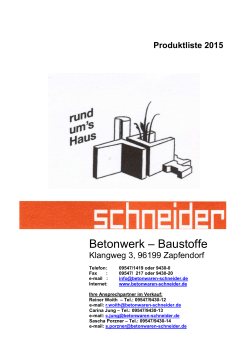 Gesamtkatalog - betonwaren