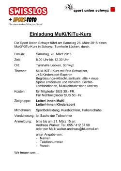 Einladung MuKi/KiTu-Kurs